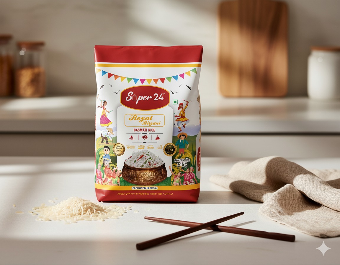 Super24 — Royal Biryani - Premium Super24 Royal Biryani rice from Super24.in, PS Enterprises Delhi